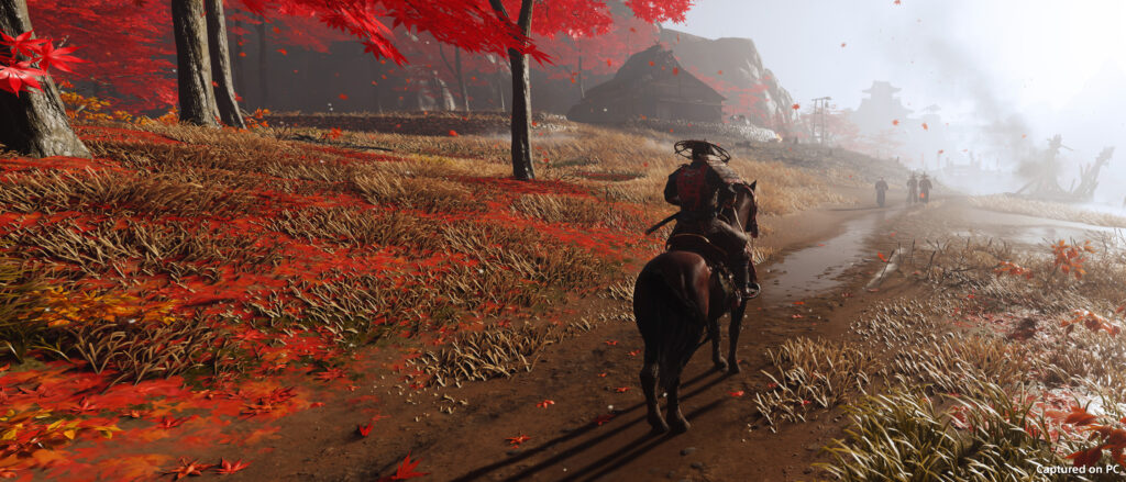 Ghost of Tsushima cuenta con un modo de imagen en el que puedes emular las películas de Akira Kurosawa.