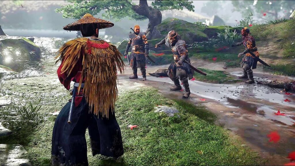 Ghost of Tsushima tiene varias posturas de combate, que pueden variar dependiendo del tipo de enemigo que enfrentes.