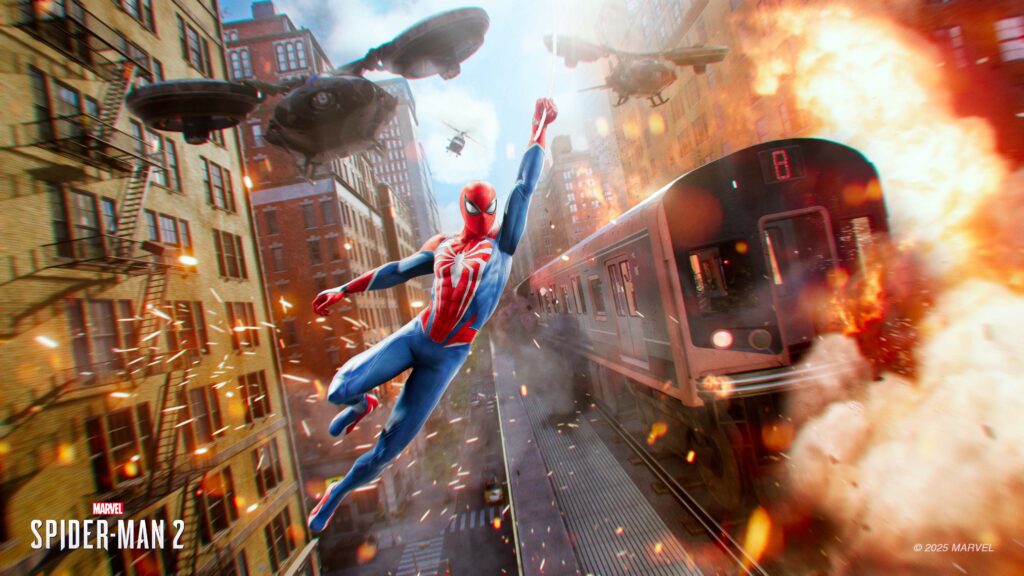 Spider-Man tiene una relación muy cercana con el metro de Nueva York.